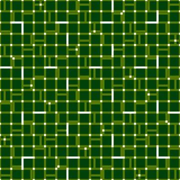 Irregular grid mesh with squares. Seamlessly repeatable duotone geometric pat Illustrazione stock