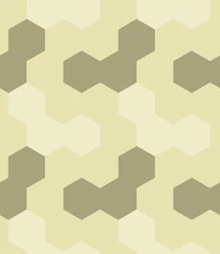 Irregular hexagon seamless pattern Stock Illustration