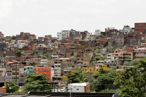 Irregular housing construction Stock Photos