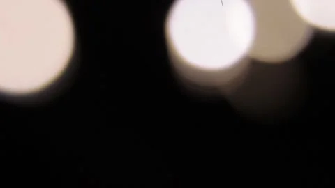 Irregular lights at high speed in the dark of night Video stock 317487196