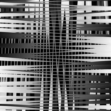 Irregular mesh, grid with random lines. Abstract geometric texture. Stock Illustration