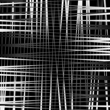Irregular mesh, grid with random lines. Abstract geometric texture. Stock Illustration