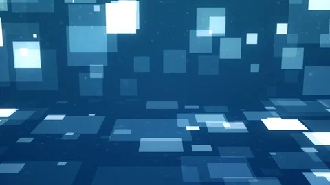 Irregular moving squares blue background loop Stock Footage 84579835