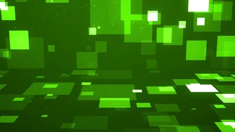 Irregular moving squares green background loop Stock Footage 84601396