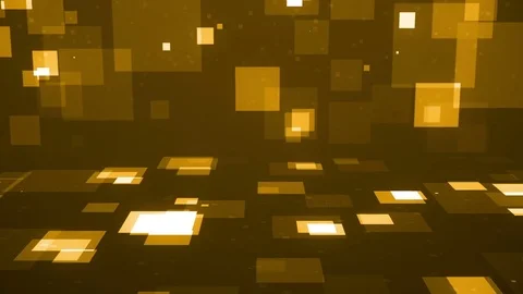 Irregular moving squares yellow background loop Stock-Footage 84595361