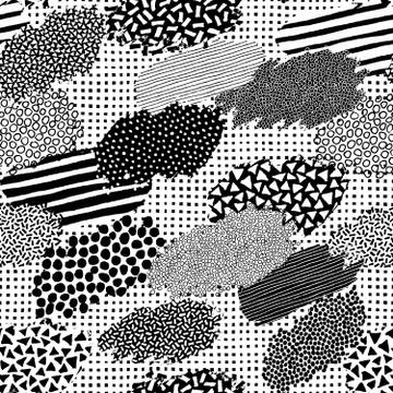 Irregular patchwork pattern イラスト素材