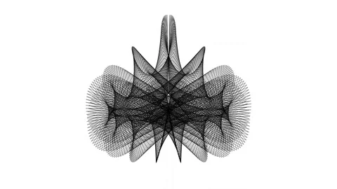 Irregular Polytope Abstract View of Complex Complicated Higher Dimensional Stock Footage 118984538