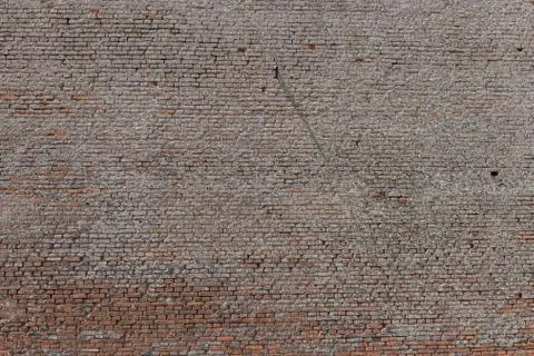 Irregular Red Brick Wall Background Stock Photos
