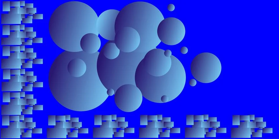 Irregular round gradient background with the edge of the box Stock Illustration