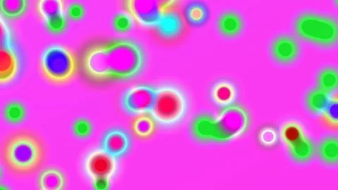 Irregular Shape Falling Multicolor Pink Background Stock Footage 335858385