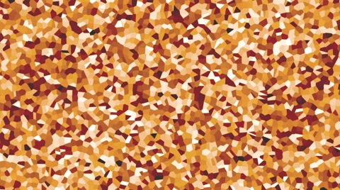 Irregular shape pattern background orange fast Video stock 50001730