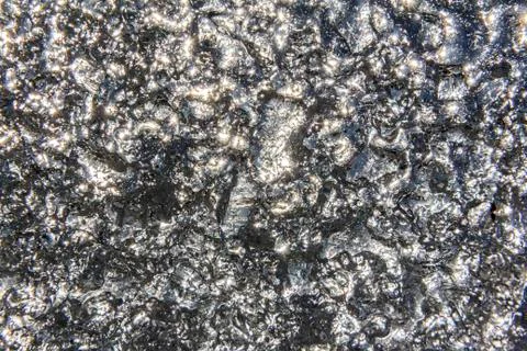 Irregular shiny silver texture Foto stock