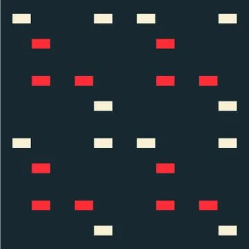 Irregular step seamless pattern Stock Illustration