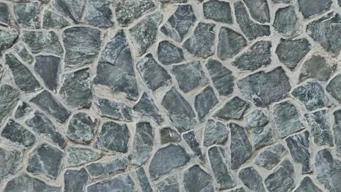 Irregular Stone Pavement Stock Footage 320829500