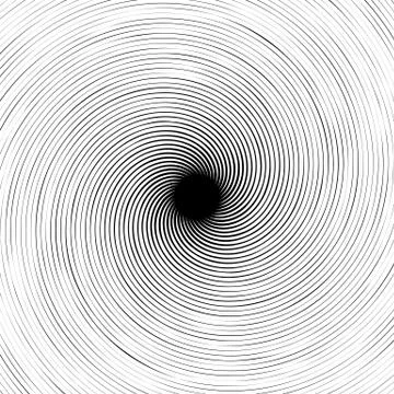 Irregular swirling, spiral lines element, pattern, background 스톡 일러스트
