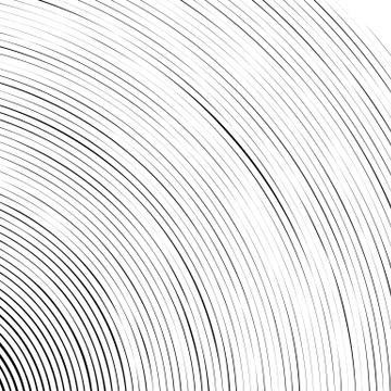 Irregular swirling, spiral lines element, pattern, background Stock Illustration