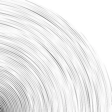 Irregular swirling, spiral lines element, pattern, background Stock Illustration
