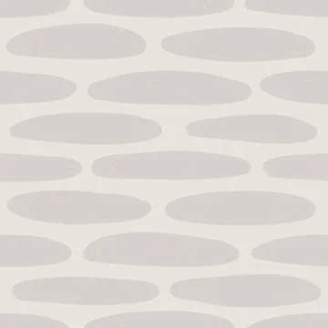 Irregular textured oval shapes seamless pattern. Stock Illustration
