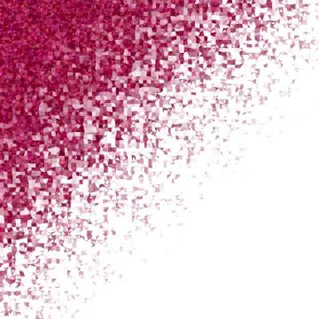 Irregular triangle mosaic corner background Stock Illustration