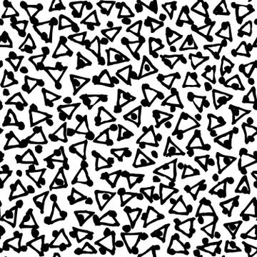 Irregular Triangles Pattern Stock Illustration