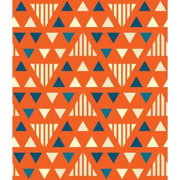Irregular triangles seamless pattern 스톡 일러스트