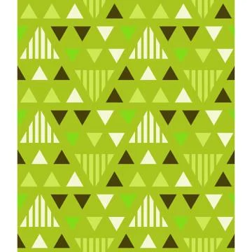 Irregular triangles seamless pattern Stock Illustration