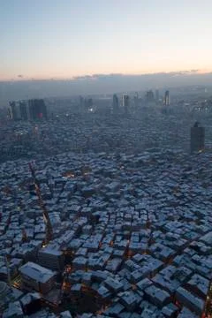 Irregular urbanization Foto stock