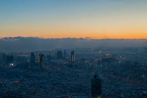 Irregular urbanization Foto stock