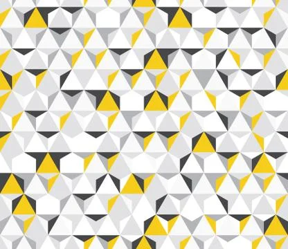 Irregular vector colorful abstract geometric pattern with triangles and hexagons 스톡 일러스트