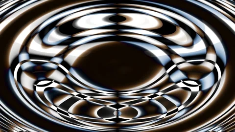  Irregular Waves Expanding Radially Elegant Colors Stock Footage 335557738