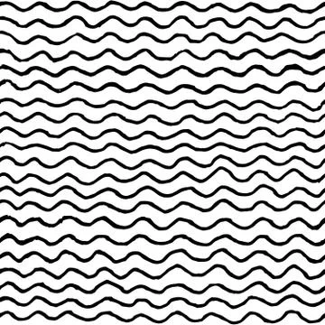 Irregular Waves Pattern Illustrazione stock