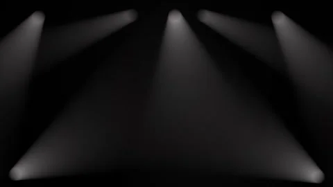 Irregular white lights moving on a concert stage Vidéo 308673989