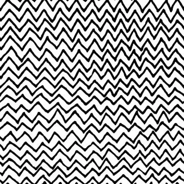 Irregular Zig zag Pattern 스톡 일러스트