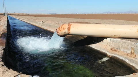 Irrigation Canal Stock Footage 941185