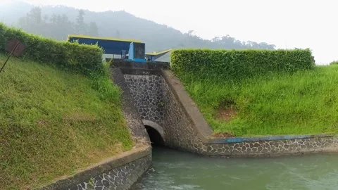 Irrigation canal Stock Footage 242255894