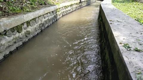 Irrigation canal Video stock 293035339
