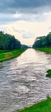 Irrigation canal Stock Photos