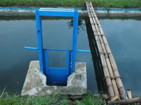 Irrigation chanels Stock Photos