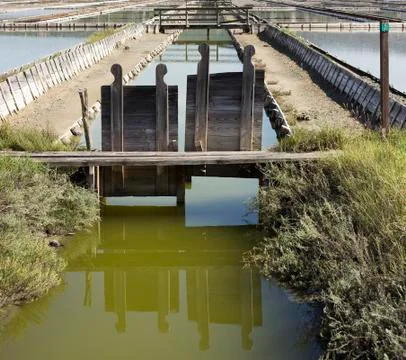 Irrigation ditch Stock-Fotos