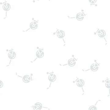 Irrigation equipment roll glyph vector seamless pattern Stock Illustration