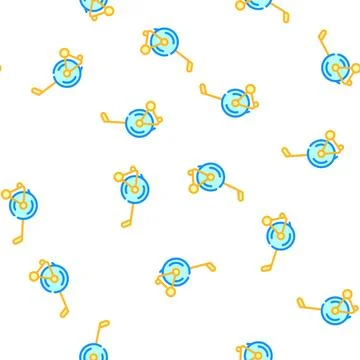 Irrigation equipment roll vector seamless pattern Stock Illustration