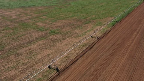 Irrigation Field Stock Footage 250843977