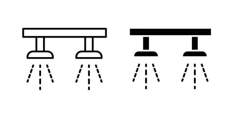 Irrigation icon vector art Illustrations Stock Illustration