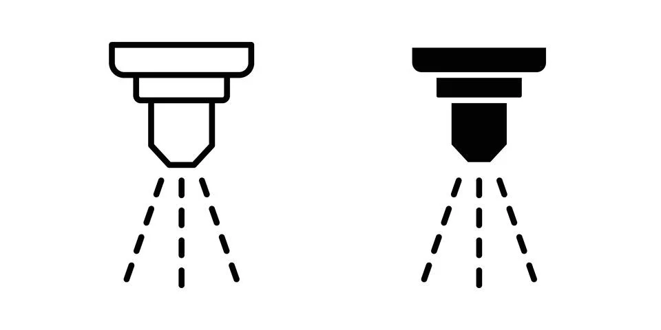 Irrigation icon vector, illustration icon set Stock Illustration