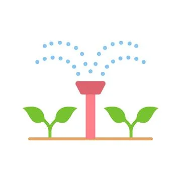 Irrigation icon vector image. Stock Illustration