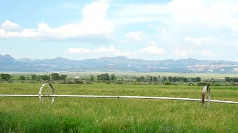 Irrigation pipe wide Vídeos de archivo 41440708