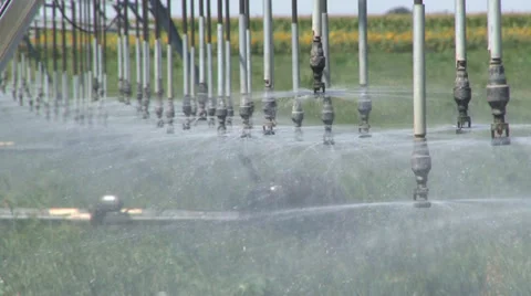 Irrigation sprinklers Stockbeeldmateriaal 39818621