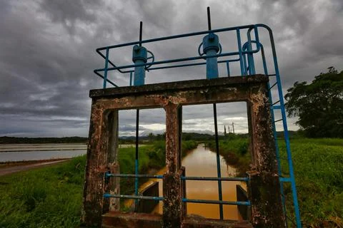 Irrigation structures Stock Photos