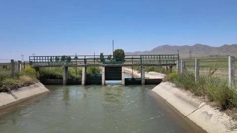 Irrigation system aerial view Stock-Footage 240739766