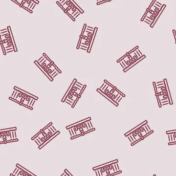 Irrigation system agri tech line vector seamless pattern Stock Illustration